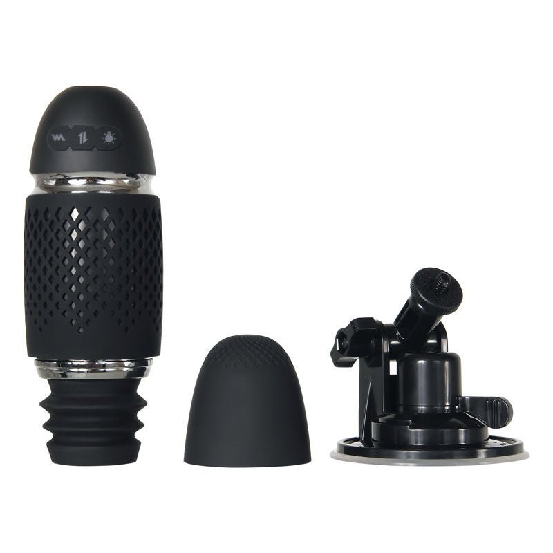 Evolved - thrust & go - compact sex machine - Accessories  front view  | Flirtybay.com.au